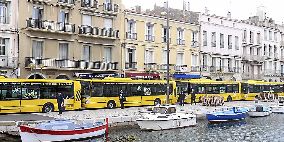 Transporte urbano en Sète (Francia)